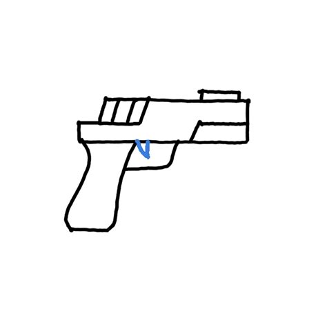 Guns Drawings Easy