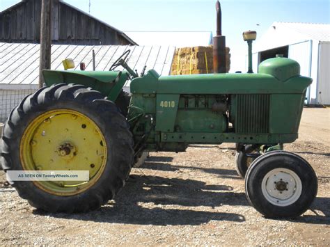 John Deere 4010 Lp Tractor Synchro Range Open Station Jd Propane Row Crop
