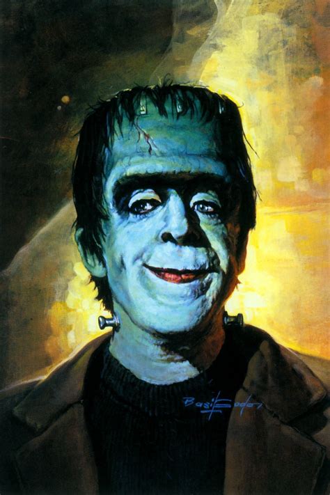 Basil Gogos - Monster scene-Fred Gwynne-Herman Munster | Monster ...