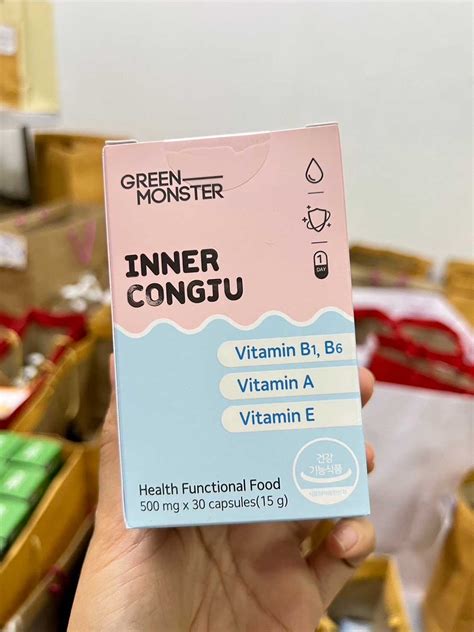 GREEN MONSTER Inner Congju เพิ่มความชุ่มชื้นให้ผิวฉ่ำวาวแบบสาวๆเกาหลี ...