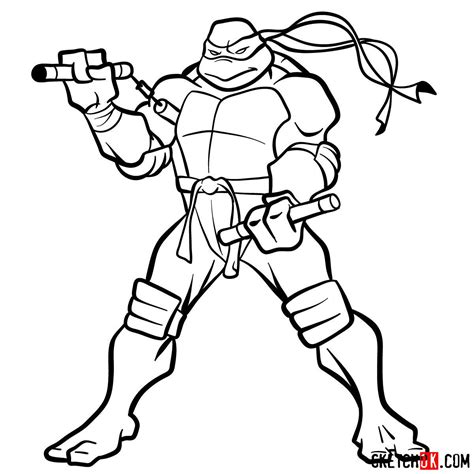 How To Draw Raphael Ninja Turtle - Drawing Tips Guide