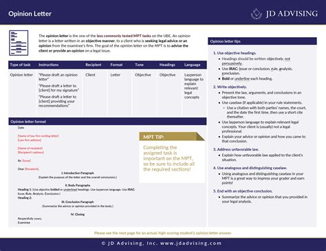MPT One-Sheets - JD Advising