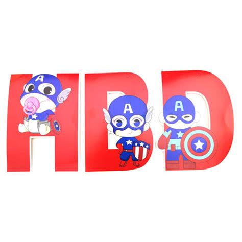 Captain America Character Happy Birthday Wall Banner – FUNZOOP