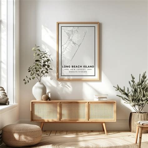 Long Beach Island Map - Etsy