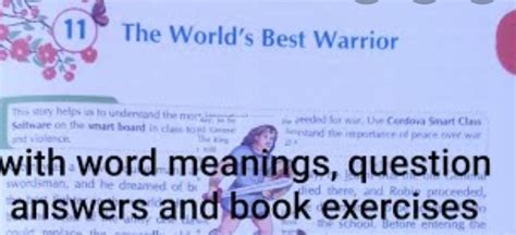 solutions for class7 cordova english literature textbook for the ...