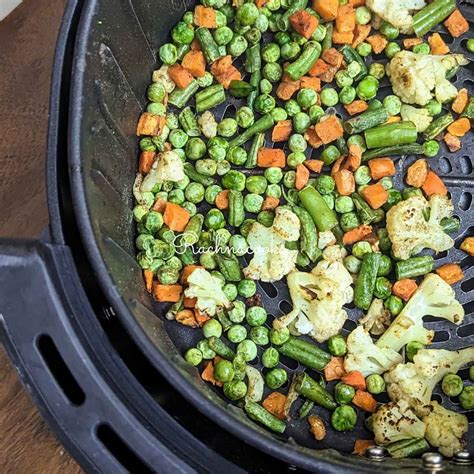 Air fryer Frozen Vegetables - Rachna cooks