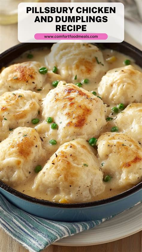 Chicken and Dumplings Recipe with Frozen Dumplings - Comfort Food Meals