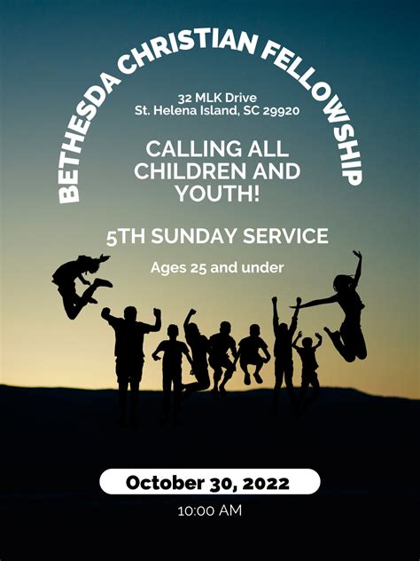 5th Sunday Flyer | Bethesda Christian Fellowship