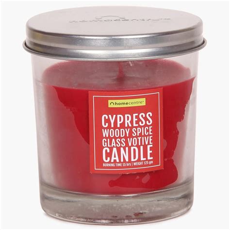 Buy Cypress Adah Glass Votive Candle from Home Centre at just INR 99.0