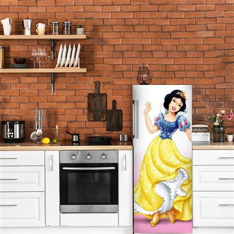 Snow White Self Adhesive Sticker For Refrigerator – Myindianthings