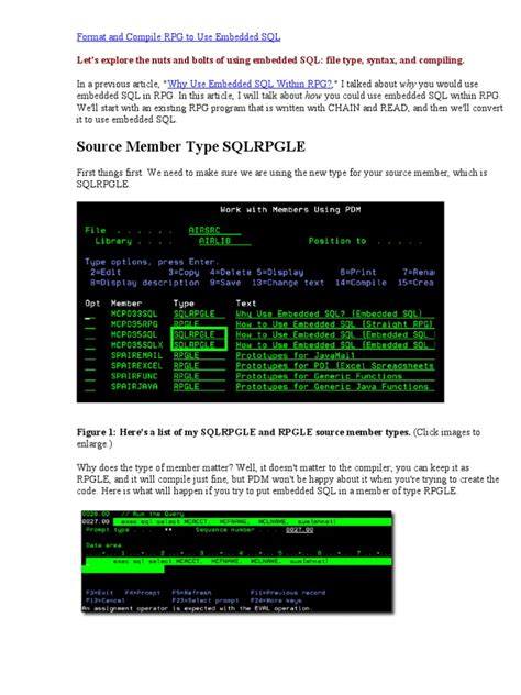 Image result for Embedded SQL RPG
