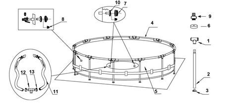 Image result for Intex Ultra Frame Pool Replacement Parts