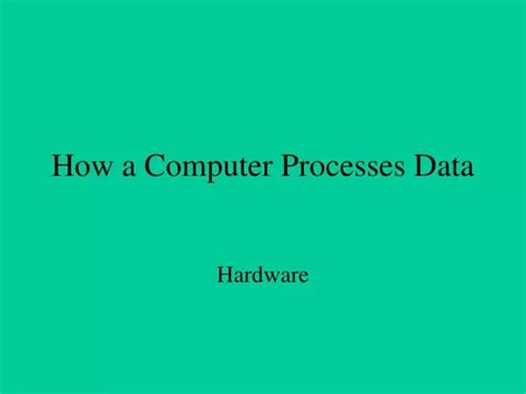 Computer Processes Data into Information 的图像结果