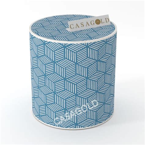 Florida Inlay Drum Side Table - Geo – CasaGold