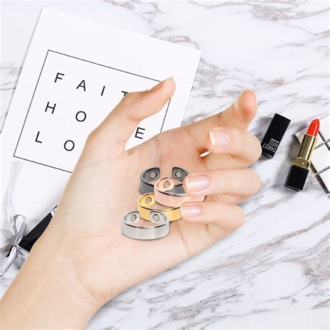 Buy 4pcs Magnetic Lymph Drainage Rings, Magnetic Therapy Rings ...