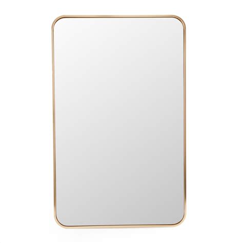 Buy Reflection Flicker Metal Rectangular Wall Mirror - 50x32cm from ...