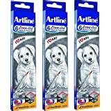 Artline Love Art Ultra Dark Sketch Pencil Set | Lightweight With ...