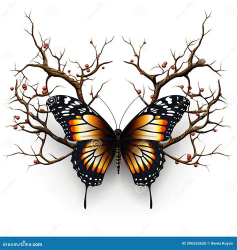 Colorful Butterflies Nature S Masterpiece Stock Illustration - Illustration of vector, blue ...