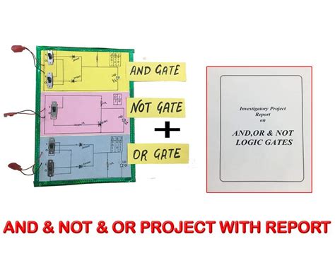 Buy Engineered Wood and or Not Logic Gates Educational Circuit Board ...