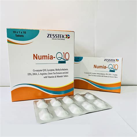 NUMIA-Q 10 Tablets Zesstek Healthcare