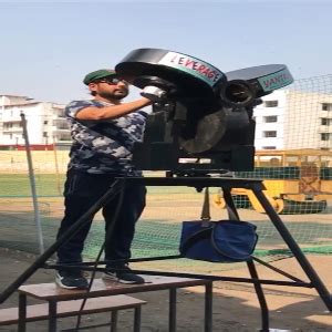 Leverage Yantra - Advanced Three-Wheel Cricket Bowling Machine at Best ...