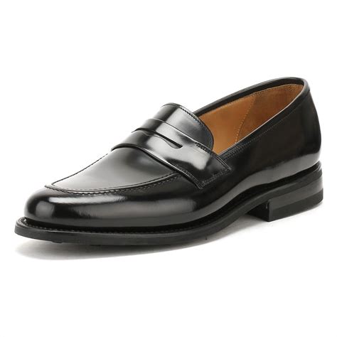 Black Leather Loafers For Men