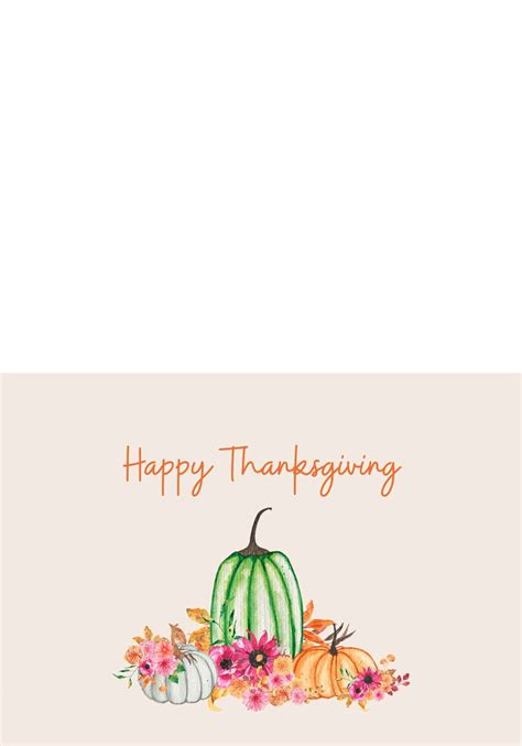 Easy Printable Thanksgiving Cards