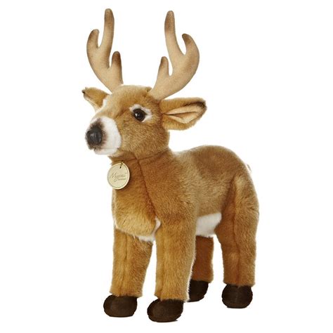 Aurora Miyoni - 14" Deer | Plush animals, Teddy bear stuffed animal ...