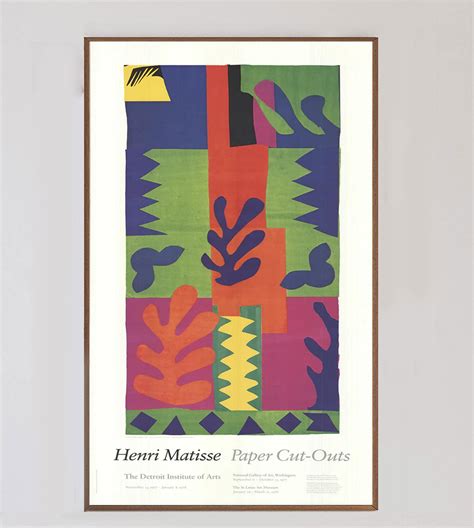 1977 Henri Matisse - Paper Cut-Outs - Detroit Institute of Arts ...