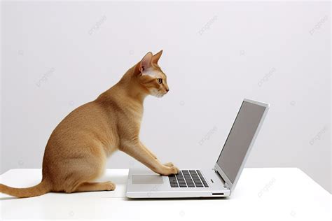 Image result for Cat Sitting at Computer