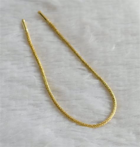 Dull gold finish attigai chain dj-46795 – dreamjwell