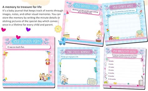 My Baby Record Book for Babies- Filled with Lovable Precious Memories ...