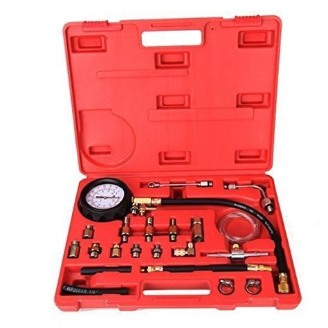 Buy Ridgeyard Petrol and Diesel Fuel Pressure InjectionTester Gauge ...