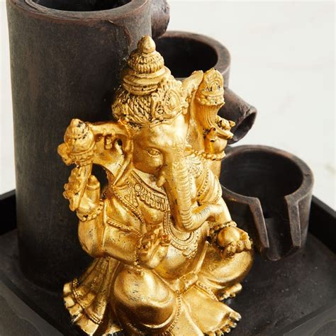 Buy Alpine Polyresin Ganesha Fountain - 13x12x18cm from Home Centre at ...