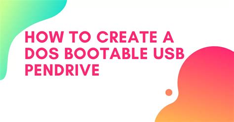 Image result for How to Create a Dos Bootable USB Drive in Linux