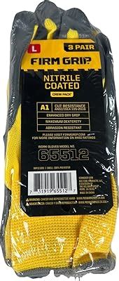 Firm Grip Large Nitrile Coated Work Gloves (12-Pack) India | Ubuy