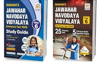 Buy Combo Pack Of Jawahar Navodaya Vidyalaya (JNV) Class 6 Guide book ...