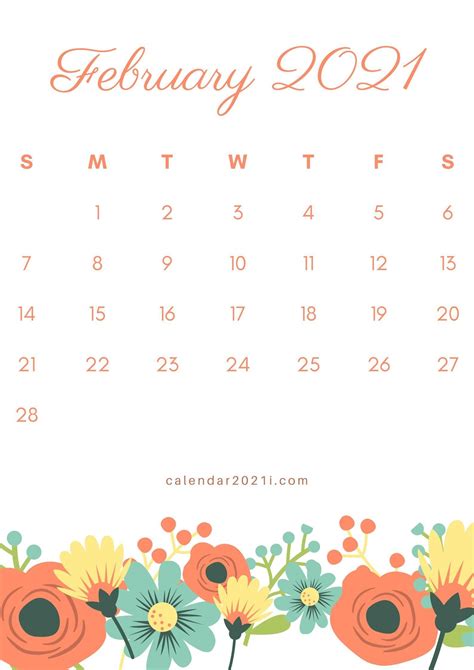 February 2021 Calendar Wallpapers - Top Free February 2021 Calendar Backgrounds - WallpaperAccess