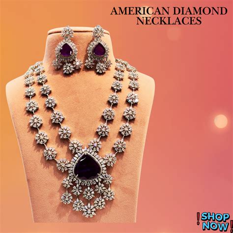 AMERICAN DIAMOND NECKLACE – ADC SHEMONA