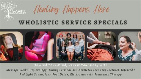 Frequency Friday ~ Wholistic Service Specials , Livewell: The Healing ...