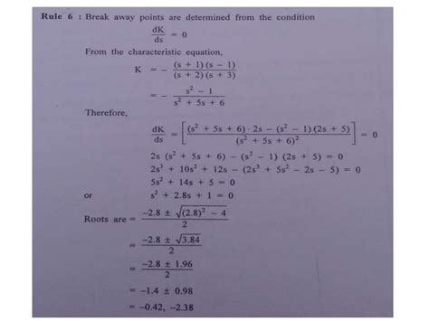 Image result for Examples of Root Locus Method in Control