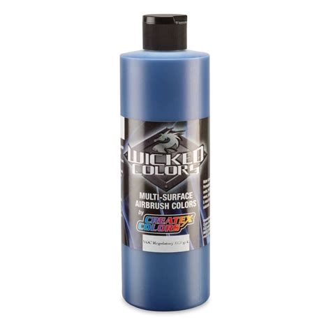 Createx Wicked Colors Airbrush Color - Opaque Phthalo Blue, 16 oz ...