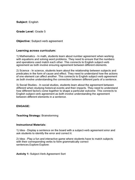 Image result for Syntax Lesson Plan Examples