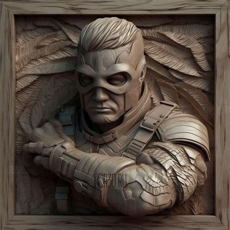 Winter Soldier 2 | 3d stl model for CNC