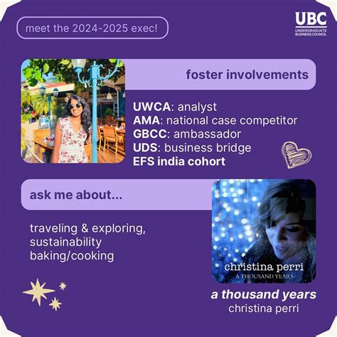 Undergraduate Business Council (UBC) | 🌟 meet the exec: harini ...