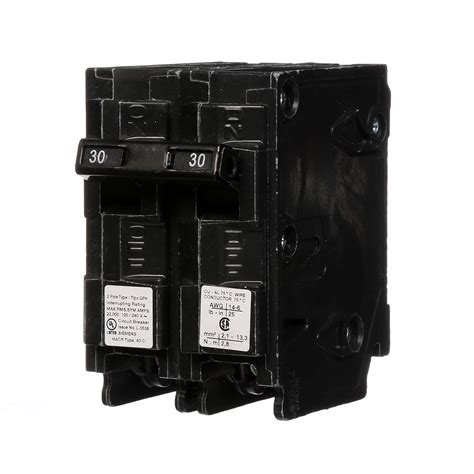 Siemens Q230H 30-Amp Double Pole 22kA Type QPH Circuit Breaker, Color ...