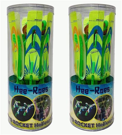 Hee-Roes Rocket Slingshot Helicopters with LED Lights 12 Pcs India | Ubuy