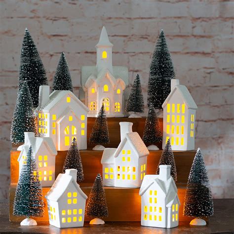 Christmas Village Houses Display Ideas