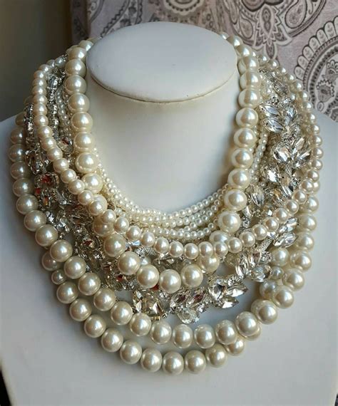 Chunky Statement Pearl Necklace