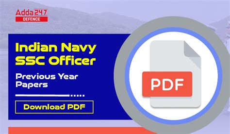 Indian Navy SSC Officer Previous Year Papers, Download PDF